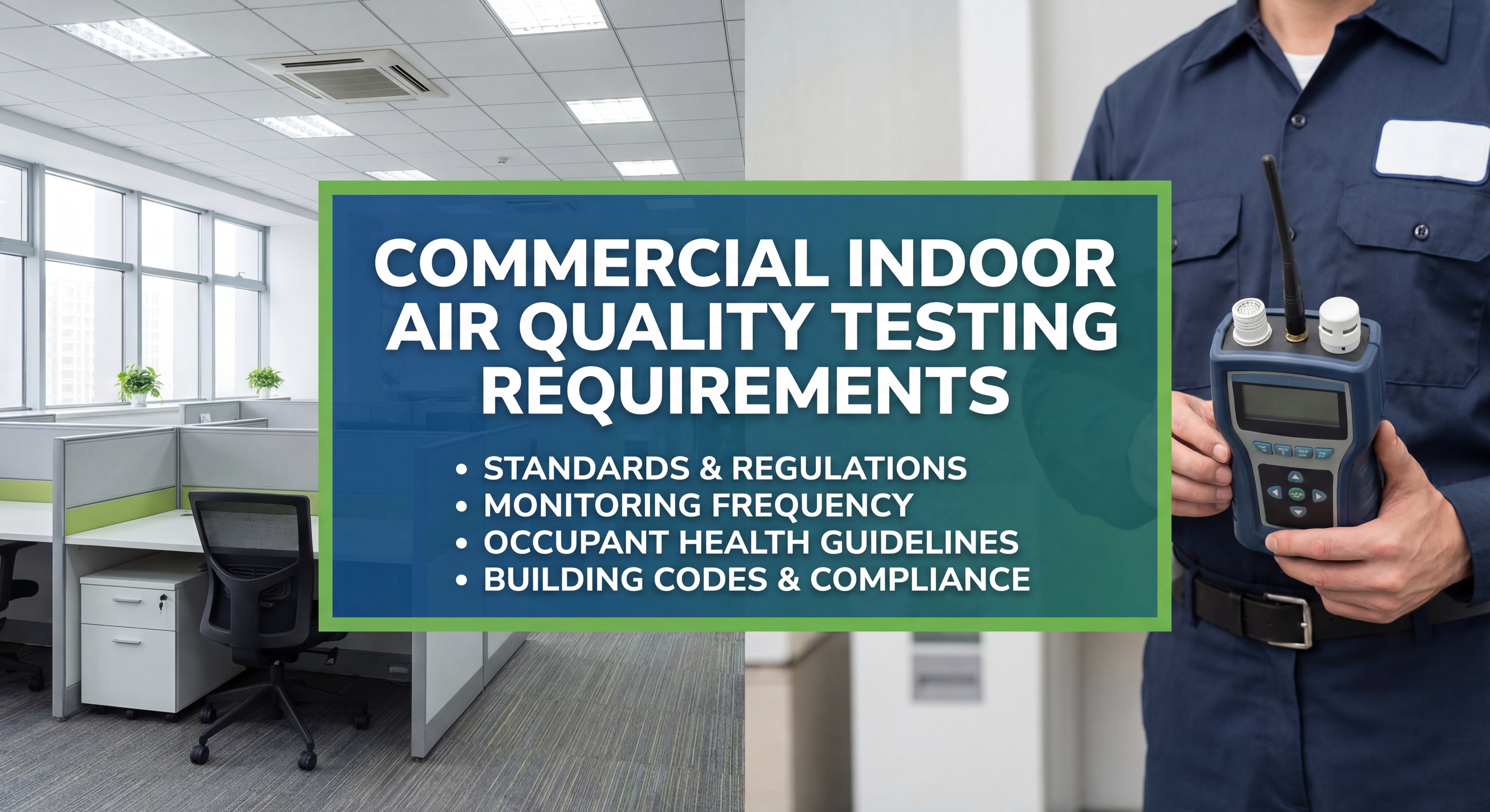 Commercial air quality testing requirements