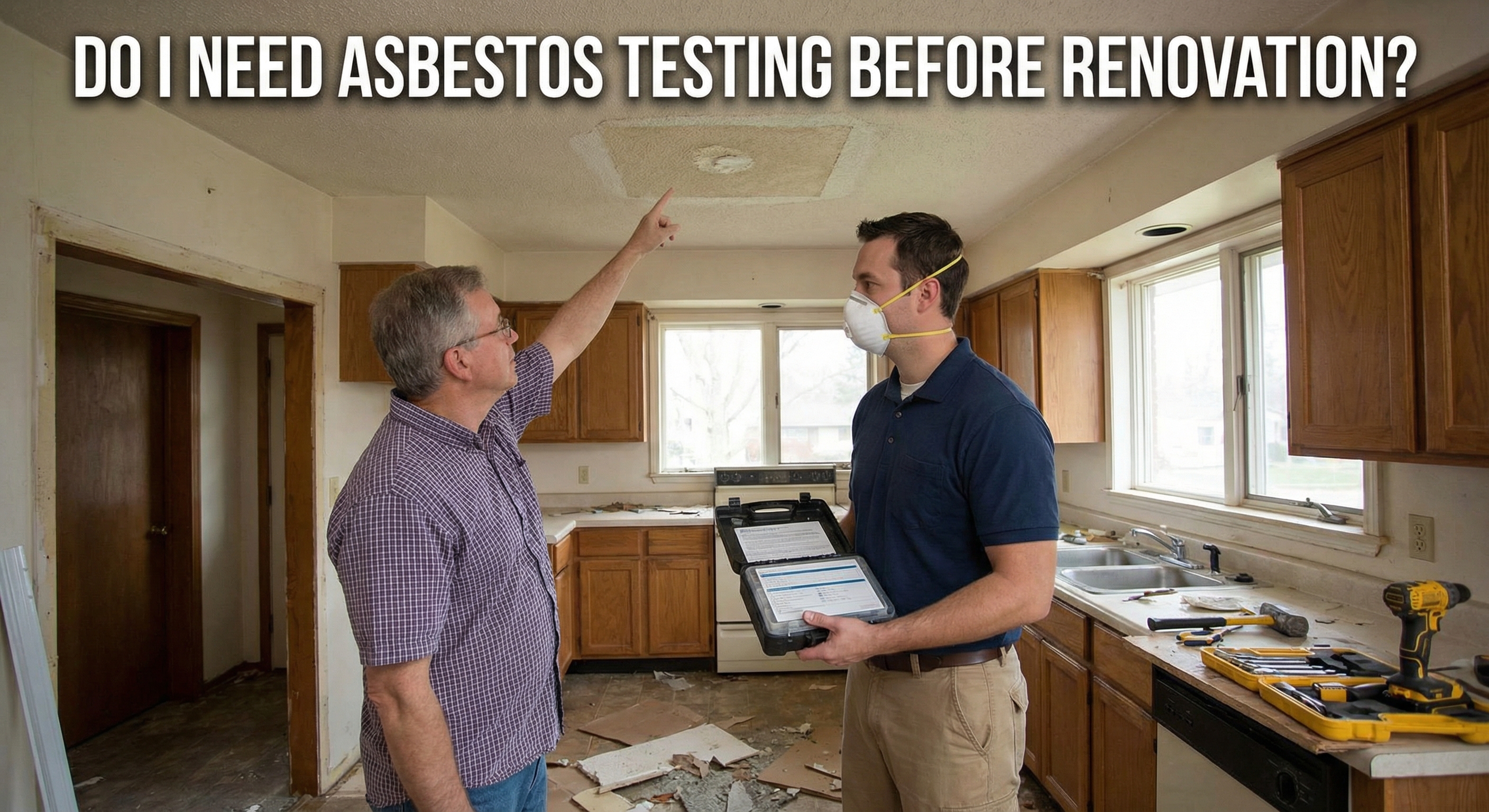 Asbestos testing before renovation