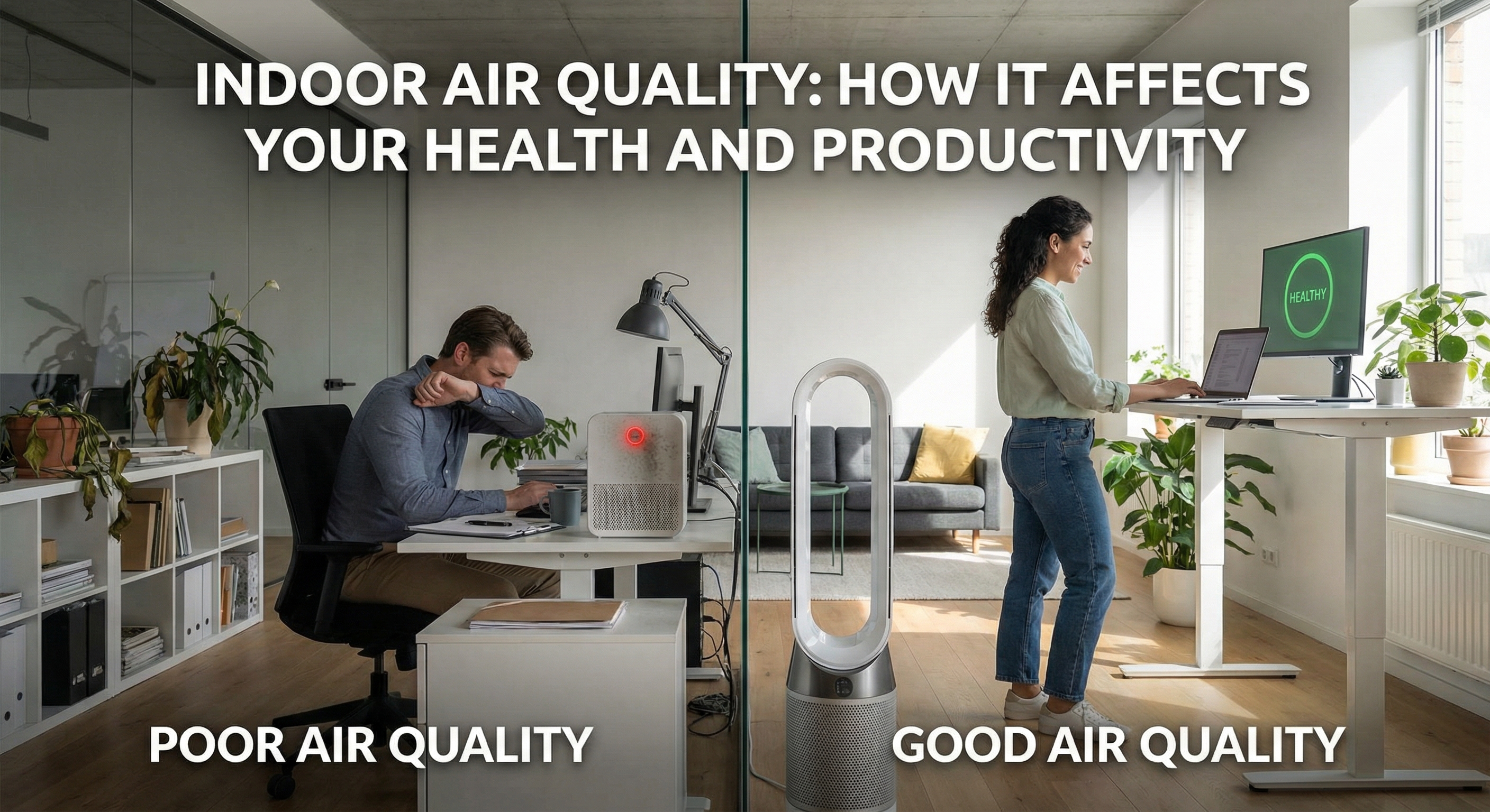 Indoor air quality and its effect on health and productivity