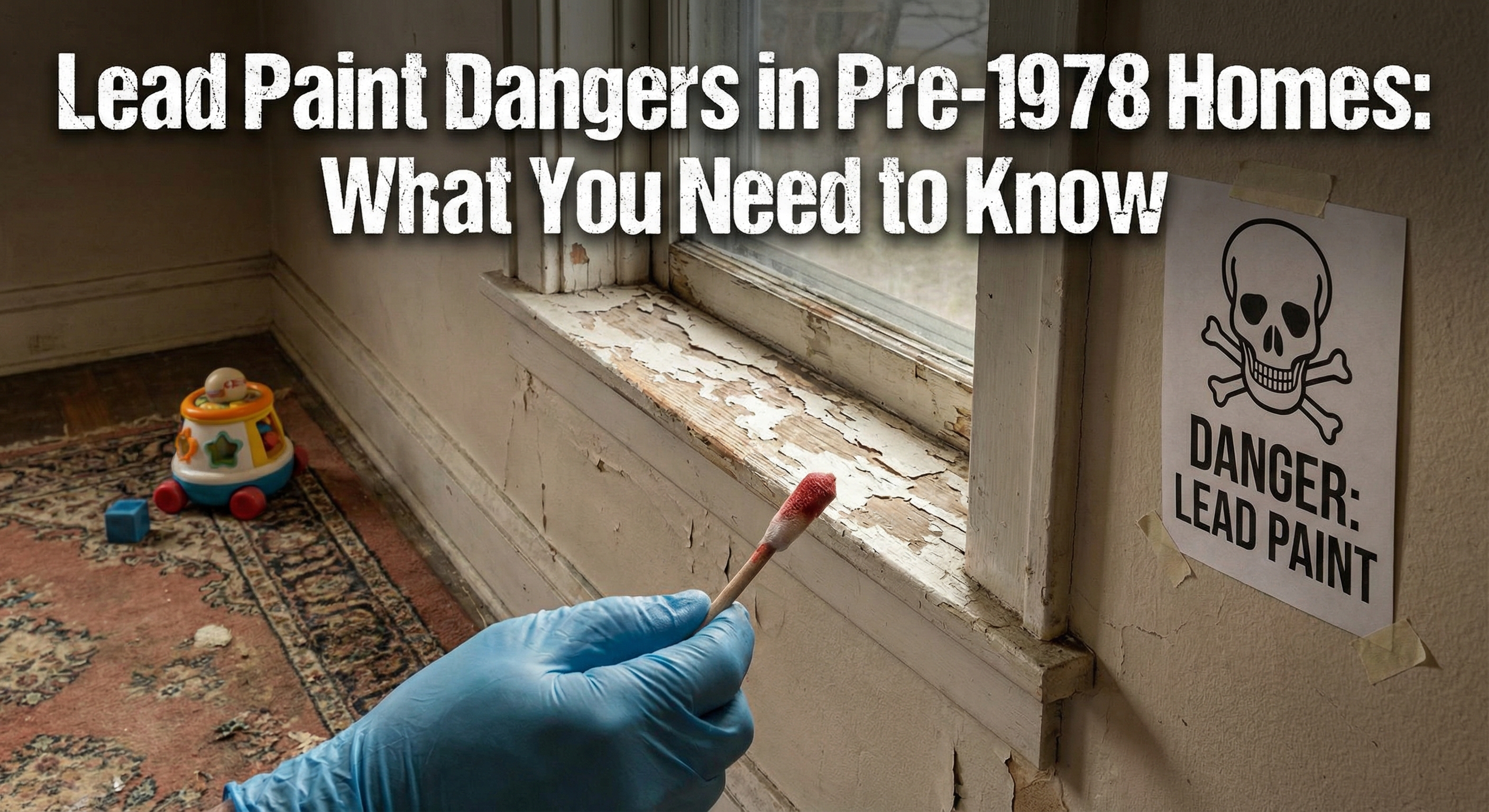 Lead paint dangers in pre-1978 homes