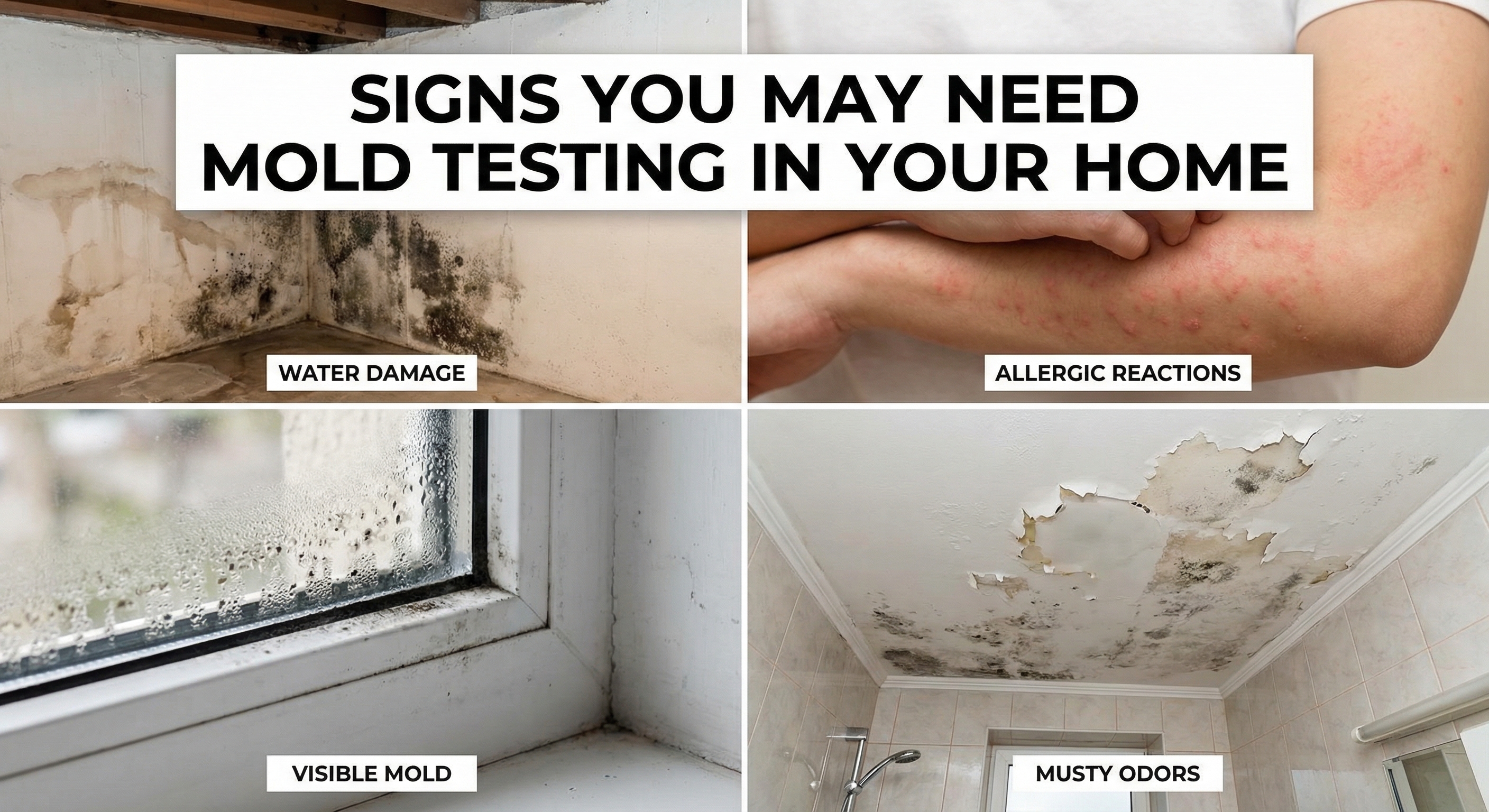 Signs you may need mold testing