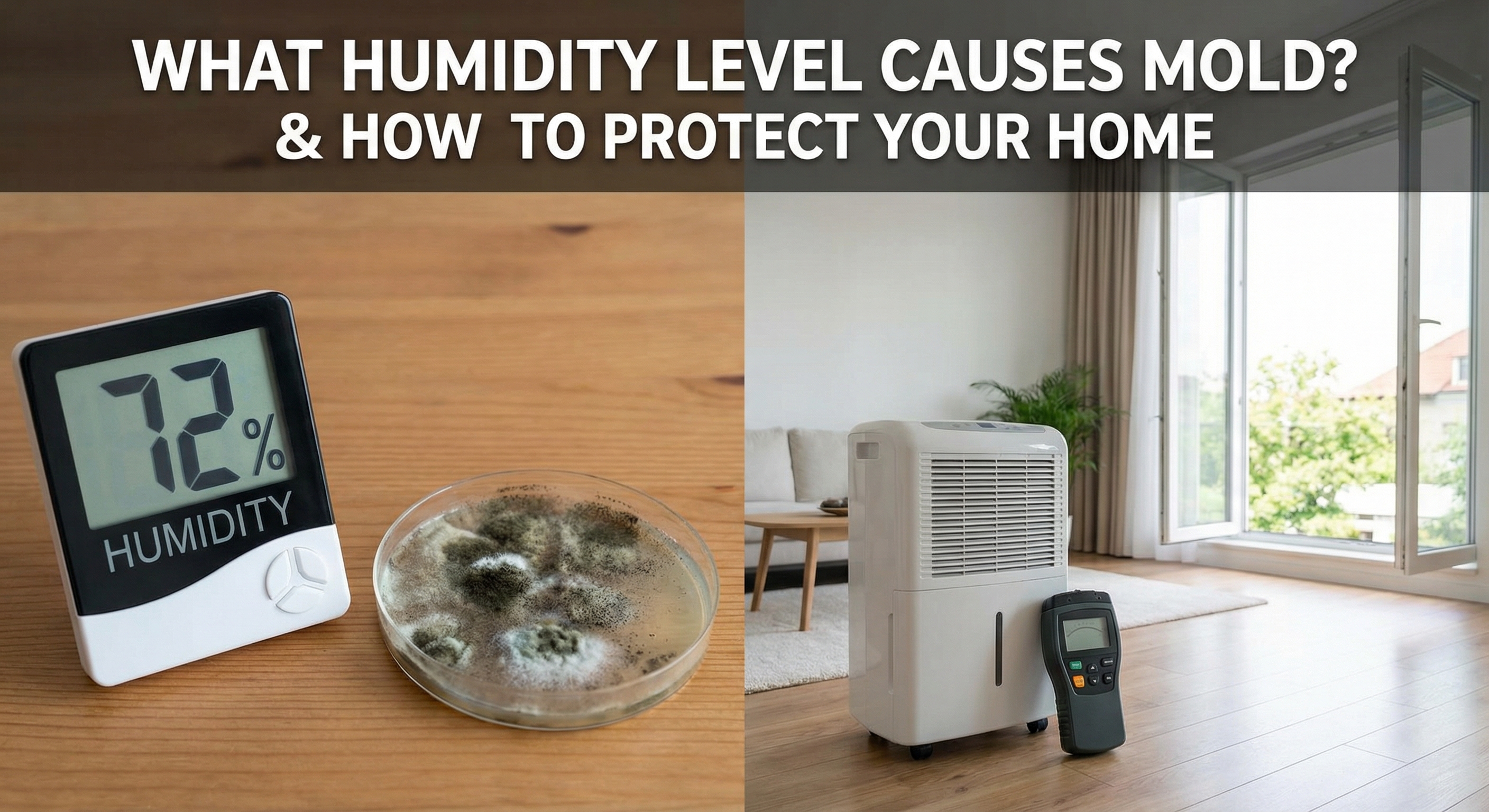 What humidity level causes mold growth